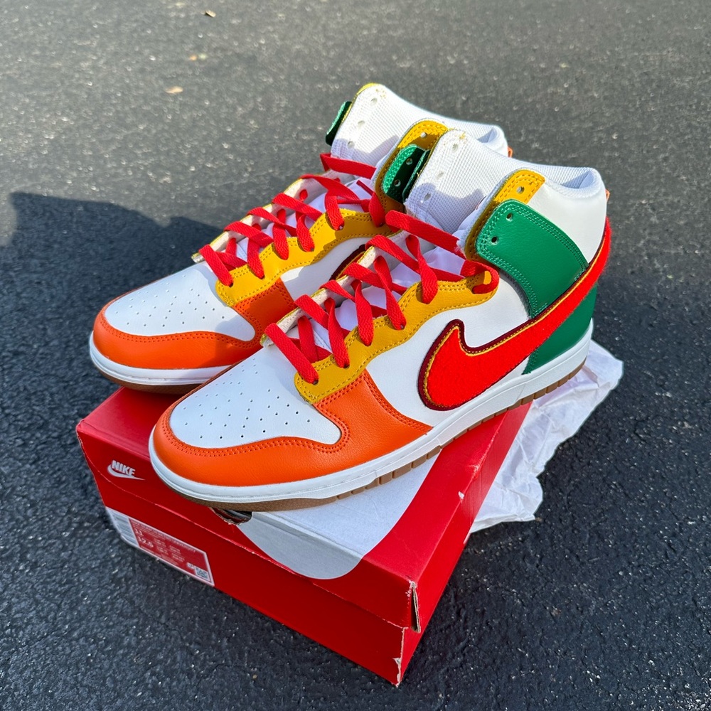 Nike Dunk HI Retro University “7-Eleven” Size 11